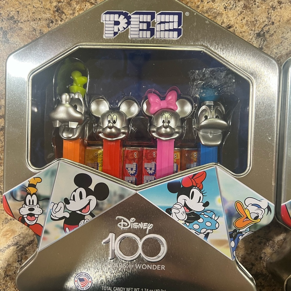 Disney 100th Anniversary Collectible PEZ Set - 2pack. Never opened 🍭 Brand New
